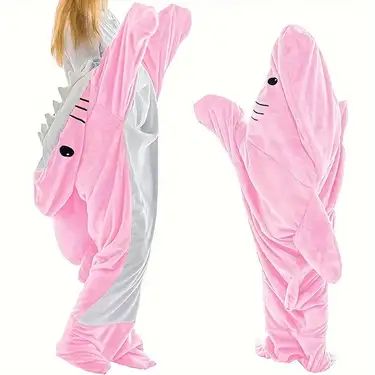Shark Blanket Hoodie Onesie – Cozy Wearable Blanket
