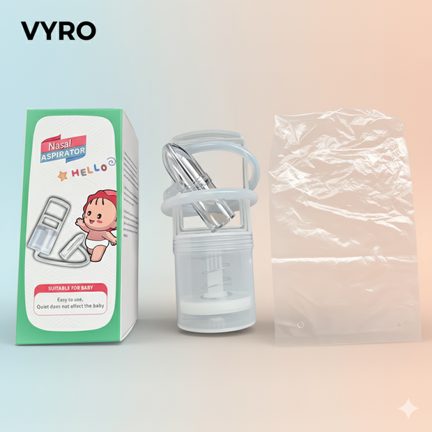Baby Nasal Aspirator – Gentle & Hygienic Nose Cleaner for Newborns 👶