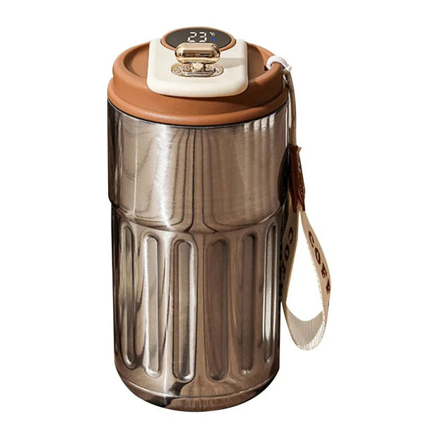 Smart Temperature Display Coffee Tumbler – 316 Stainless Steel 450 ml
