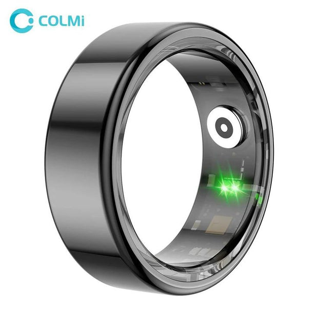 COLMI R02 Smart Ring Military Grade Titanium Steel Shell Health Monitoring IP68 & 3ATM Waterproof Multi-sport Modes