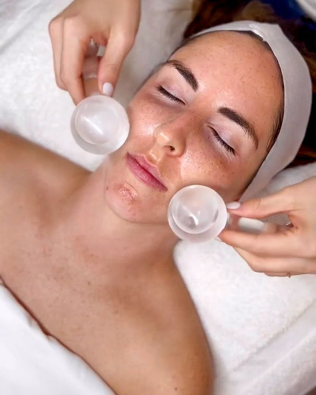 Ultrasonic Facial Cleansing Device with Cooling Skin Ice Globes – Deep Clean & Refresh
