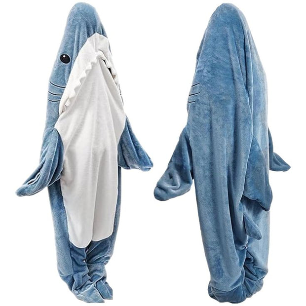 Shark Blanket Hoodie Onesie – Cozy Wearable Blanket