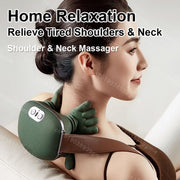 Unboxing set of N7 Master Hand Massager with USB cable and manual