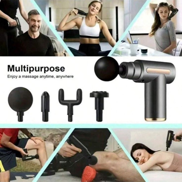 Mini Muscle Massage Gun Protable Body Massager Deep Handheld Percussion Massager For Body Back And Neck Leg