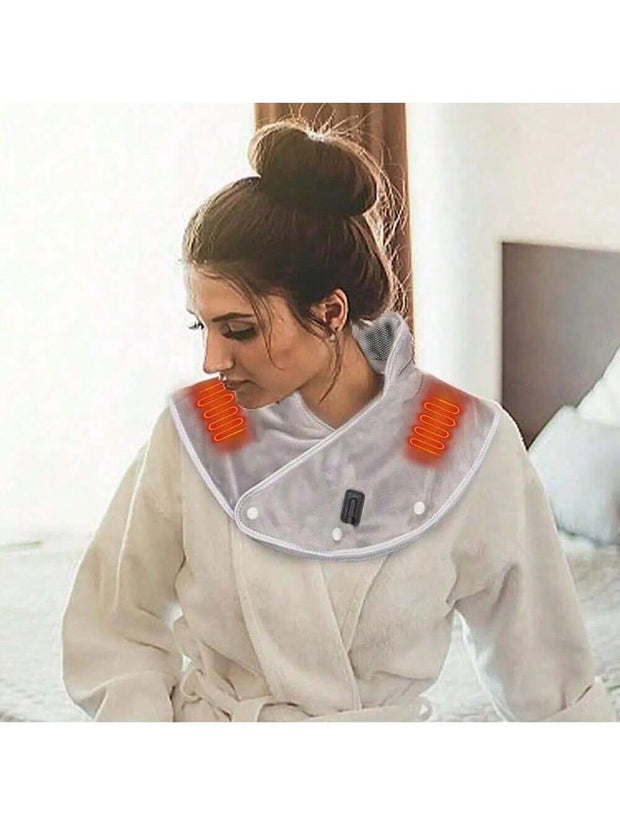 Electric Heating Shoulder Neck Pad Cervical Wrap Three Gear Thermal Compress Shawl Warm Back Tool Relax Brace