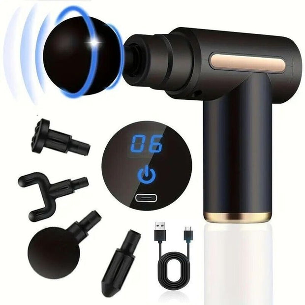 Mini Muscle Massage Gun Protable Body Massager Deep Handheld Percussion Massager For Body Back And Neck Leg