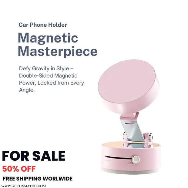 Double Sided Suction Cup Magnetic Phone Holder