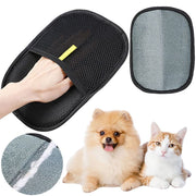 Pet Grooming Glove Remove Loose Hair While Petting
