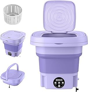 Foldable Portable Mini Washing Machine – Compact Laundry Solution for Home, Travel & Dorms