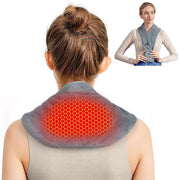 Electric Heating Shoulder Neck Pad Cervical Wrap Three Gear Thermal Compress Shawl Warm Back Tool Relax Brace