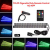 VYRO RGB Car Interior Ambient LED Lights Kit - App Control, Music Sync, Waterproof Glow
