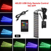 VYRO RGB Car Interior Ambient LED Lights Kit - App Control, Music Sync, Waterproof Glow