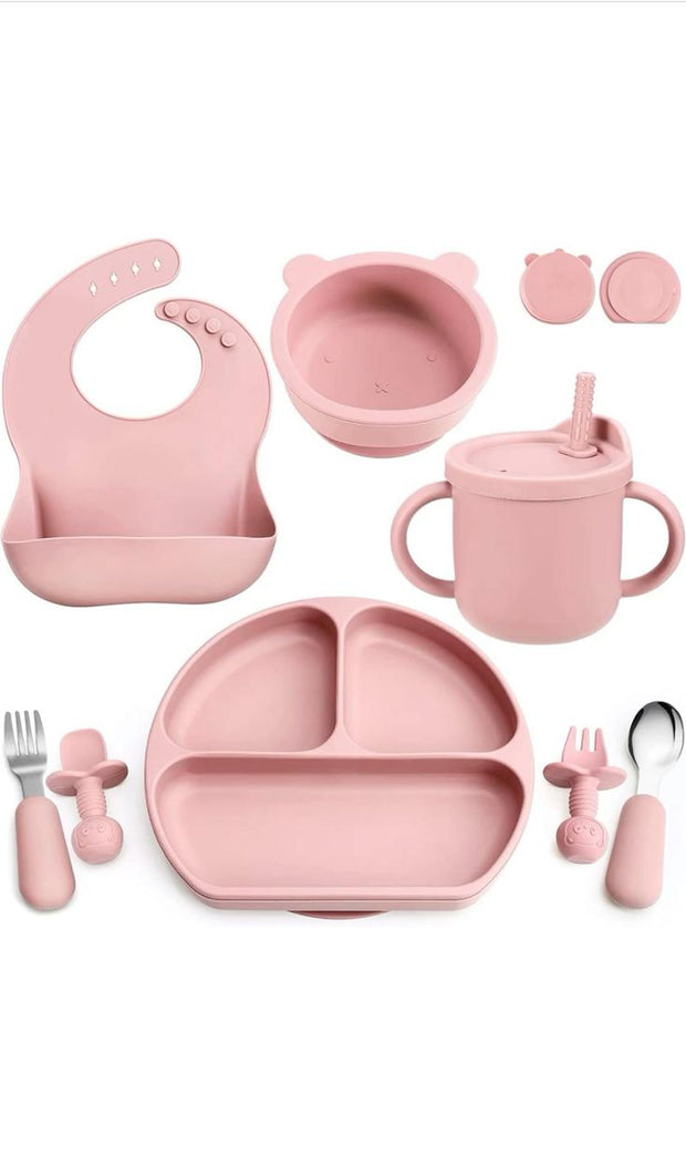 Silicone Baby Feeding Set | Safe, Non-Toxic & Easy to Clean