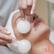 Ultrasonic Facial Cleansing Device with Cooling Skin Ice Globes – Deep Clean & Refresh