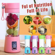 380Ml Juicer Personal With Travel Cup USB Portable Electric Blender Rechargeable Juicer Bottle Fruit Vegetable Kitchen Tools MHY080