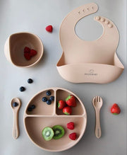 Silicone Baby Feeding Set | Safe, Non-Toxic & Easy to Clean