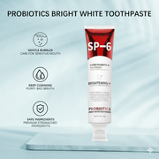 SP-6 Probiotic Teeth Whitening Toothpaste